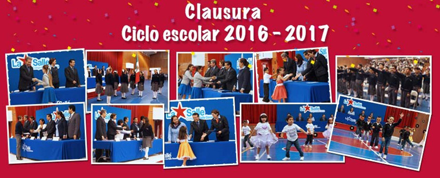 Clausura del Ciclo Escolar 2016-2017