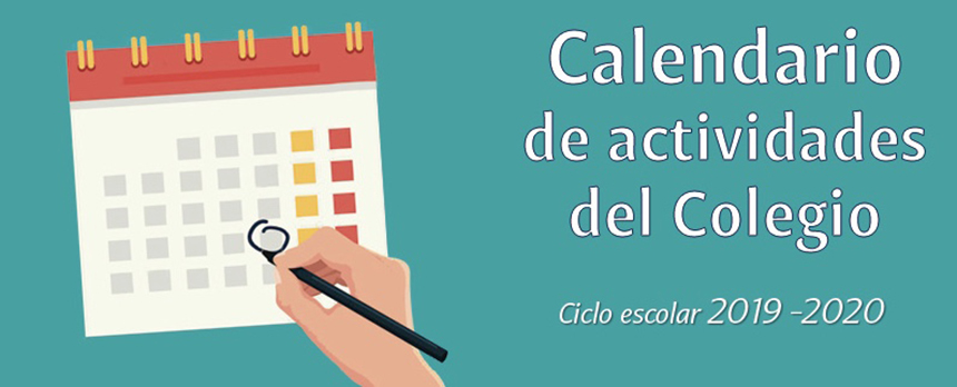 Calendario de actividades del ciclo escolar