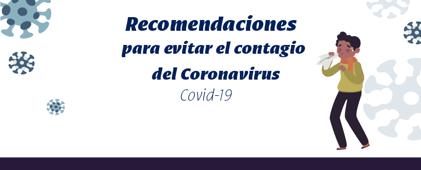 Recomendaciones para prevenir contagio de COVID-19